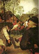Pieter Bruegel detalj fran bonddansen France oil painting artist